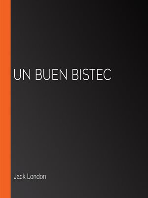 cover image of Un buen bistec